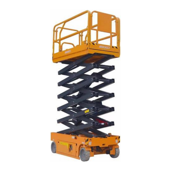 User Manuals: EKKO ES40E Aerial Work Platform