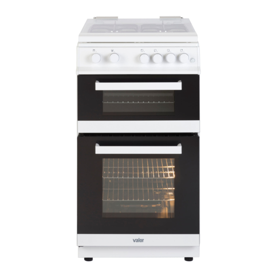 Valor VAL V50GTL Whi Operating And Installation Instructions