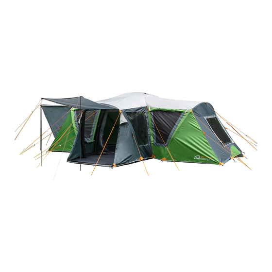 Kiwi Camping Takahe 8 Pitching Instructions