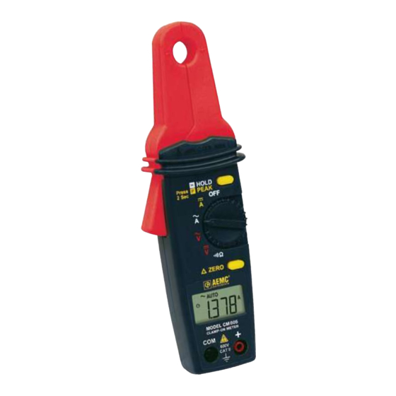 AEMC instruments CM605 User Manual