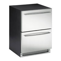 U-Line Echelon C02175DWR Installation Instructions Manual