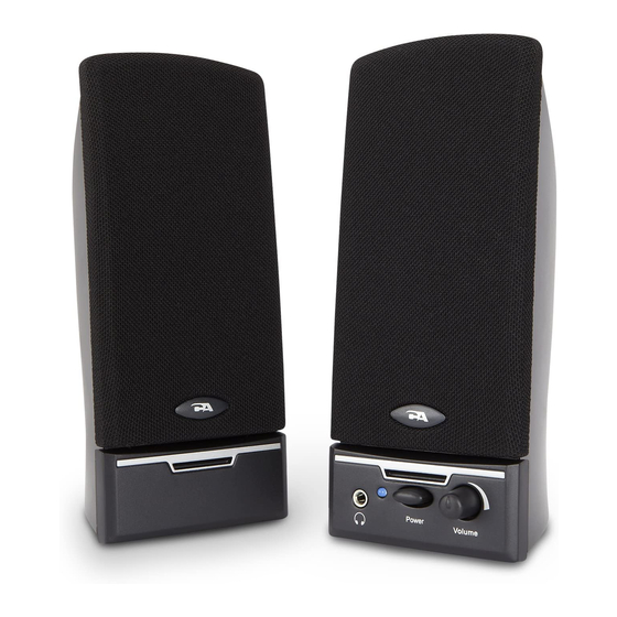 Cyber Acoustics CA-2014 Owner's Manual