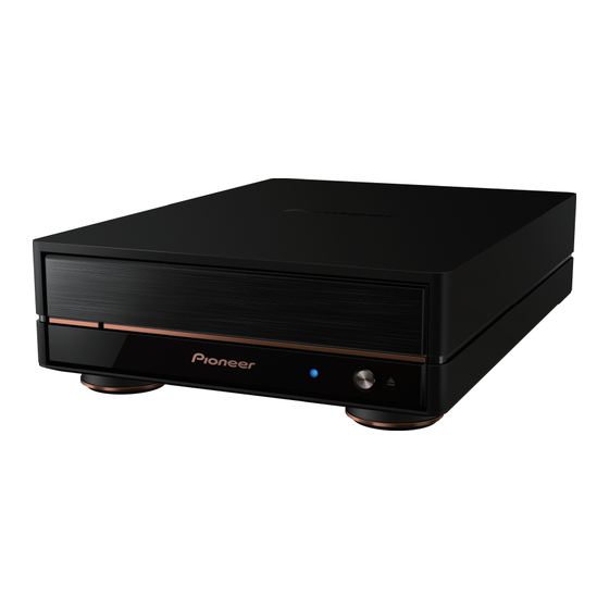 Pioneer BDR-X13E-X Owner's Manual