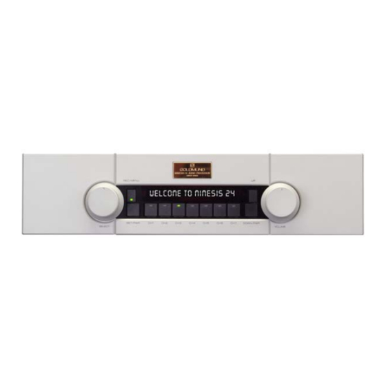 Goldmund MIMESIS 24 User Manual