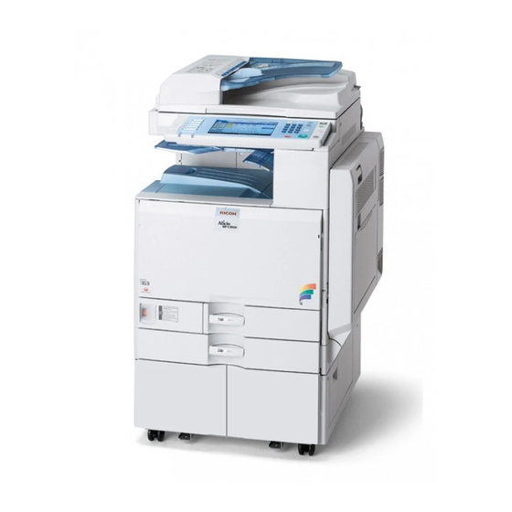 Ricoh Aficio MP C4540 Operating Instructions Manual