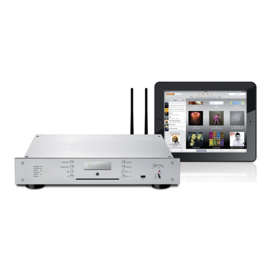Burmester 151 Musiccenter Short Operating Instructions