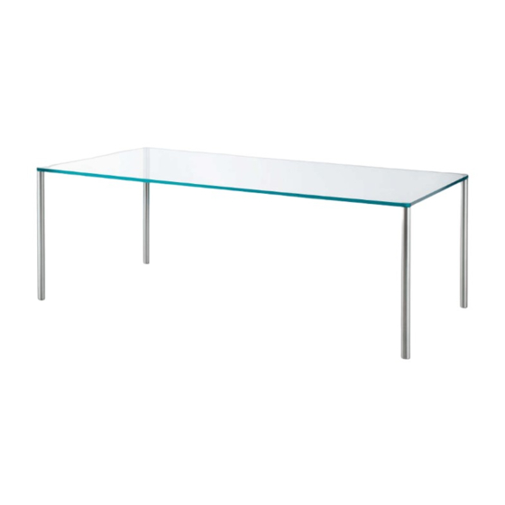 Glas Italia Steel Assembling And Use Instruction