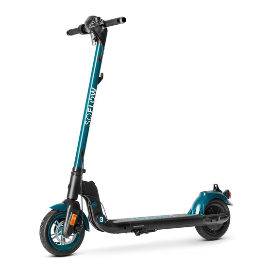SoFlow SO3 Electric Scooter Manuals