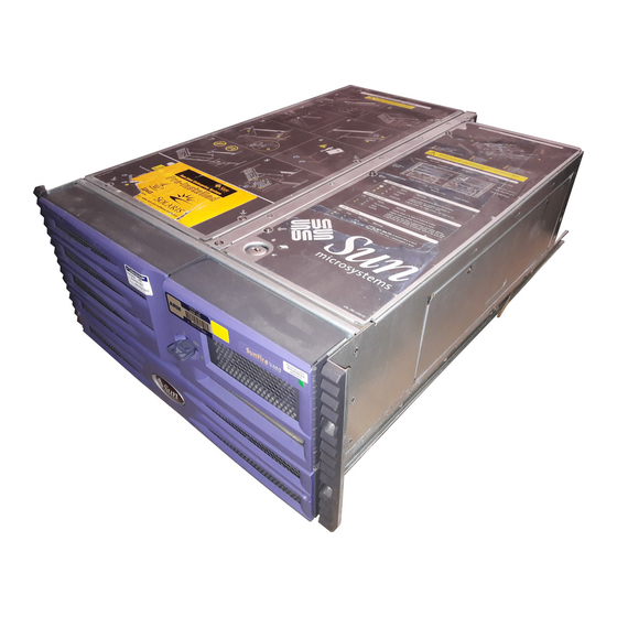 Sun Microsystems Fire V490 Setup And Rackmounting Manual