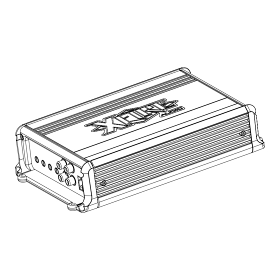 XFIRE AUDIO E-3001D Owner's Manual