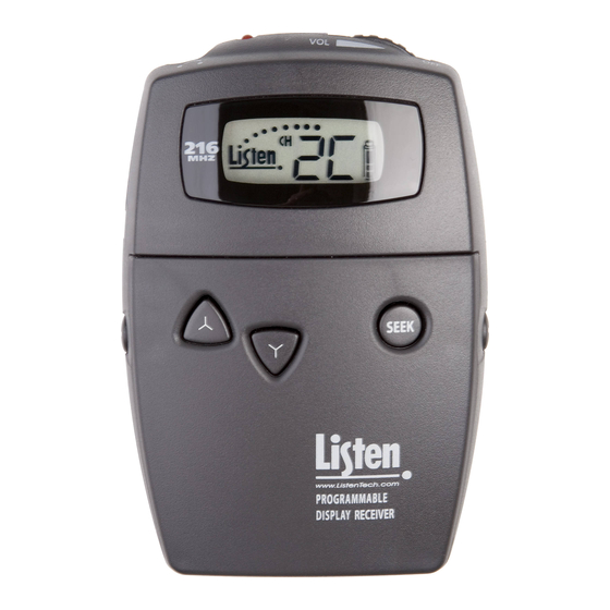 Listen Technologies LR-500 User Manual