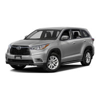 Toyota 2016 Highlander Quick Reference Manual
