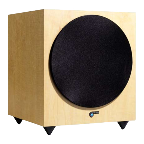 AUDIO PRO SUB FOCUS SUBWOOFER SPECIFICATIONS | ManualsLib