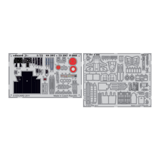 Eduard F-86E S.A. Manual