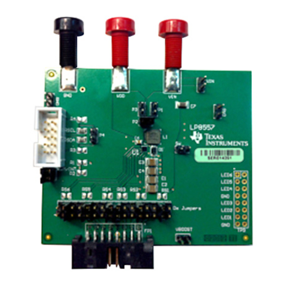 Texas Instruments LP8557IEVM User Manual