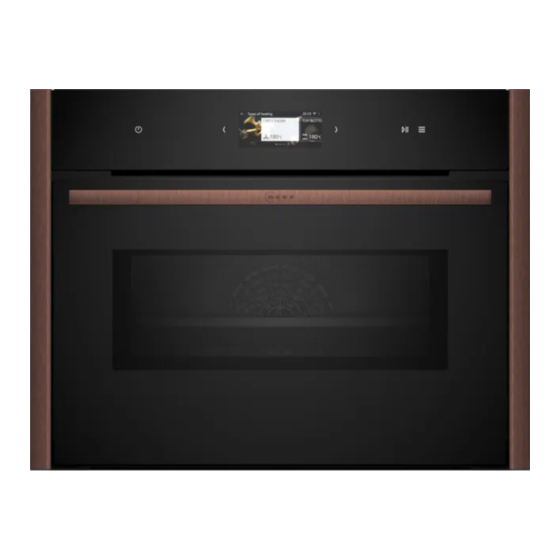 NEFF C29MS7K 0 Series User Manual And Installation Instructions