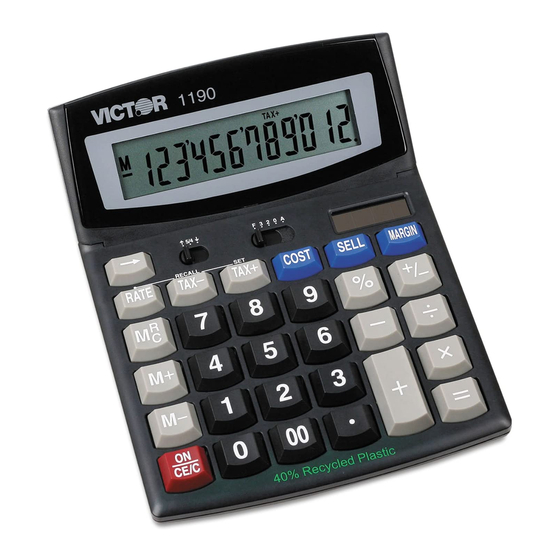 Victor VCT1190 Instruction Manual