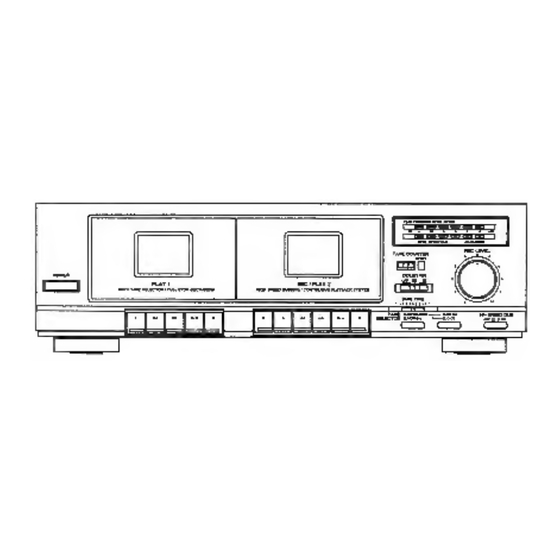 Teac W-4200 Owner's Manual