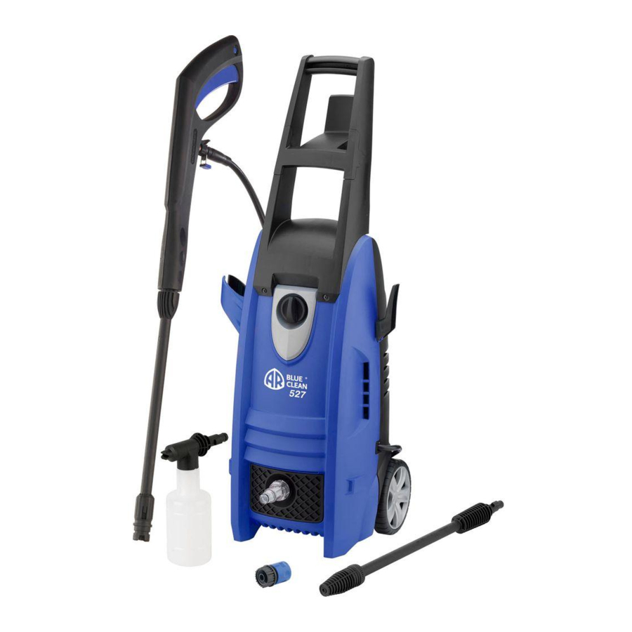 AR Blue Clean AR527 - Pressure Washer Manual