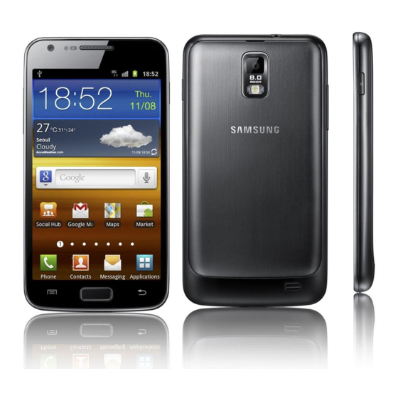 Samsung GT-I9210 User Manual
