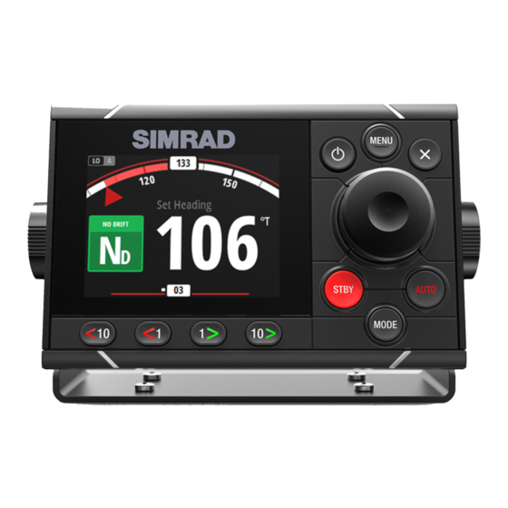 Simrad AP48 Quick Manual