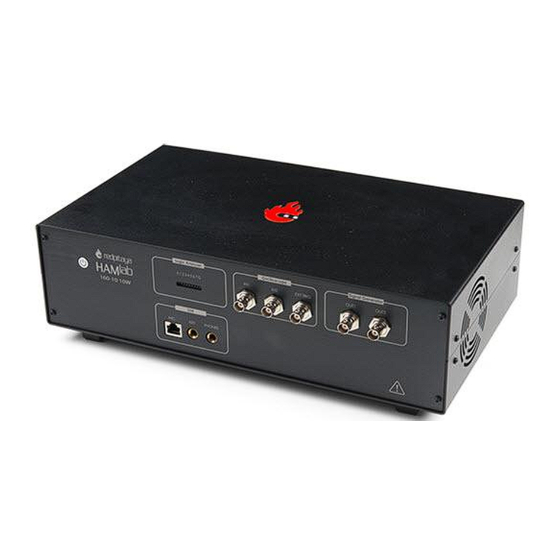 Red Pitaya HAMlab 80-10 10W User Manual