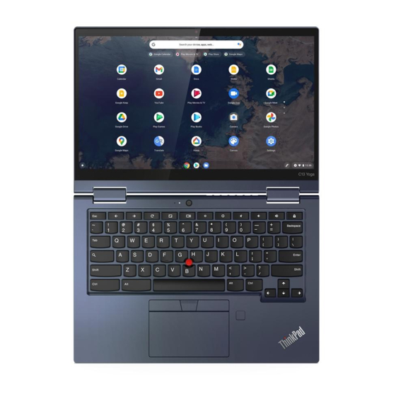 Lenovo ThinkPad C13 Yoga Gen 1
Chromebook Manuals