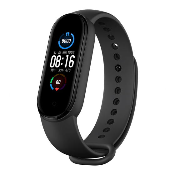 manual de usuario mi smart band 5