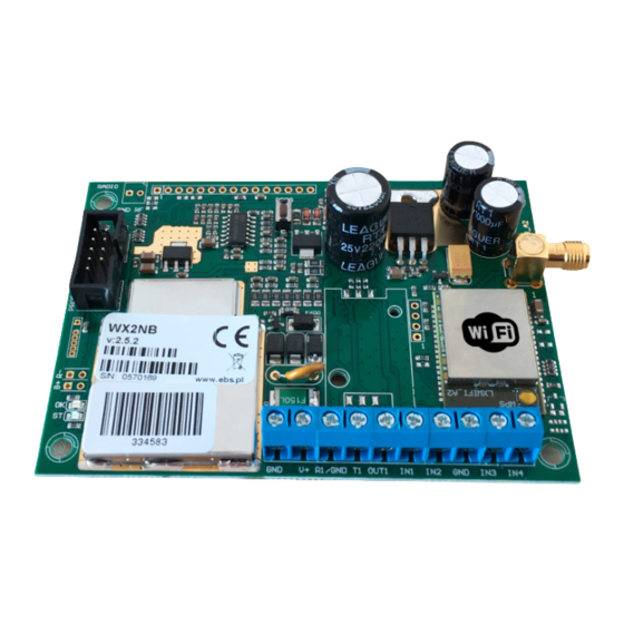 EBS WX2NB Installation And Programming Manual