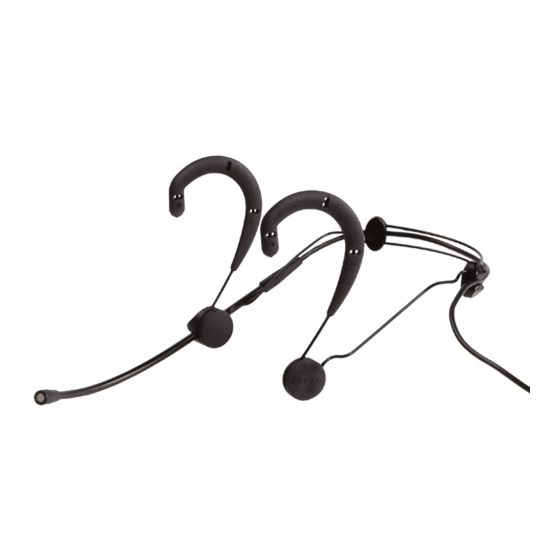 Shure WBH54B Manual