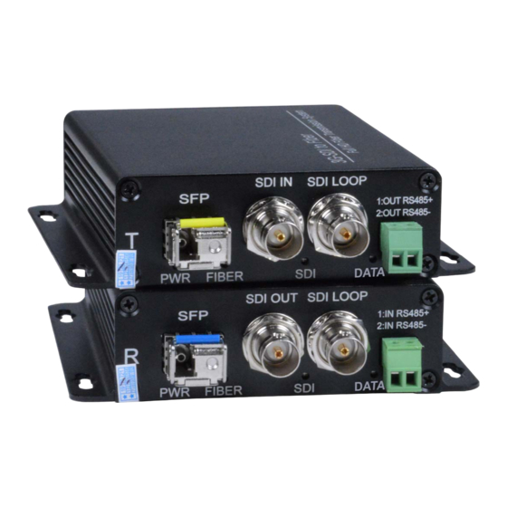 NTI XTENDEX ST-1FO3GSDI-LC Manuals