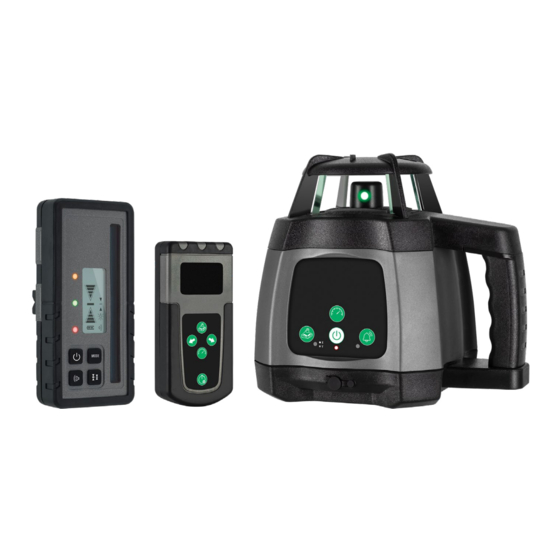User Manuals: Titanium TRL-10G Kit Rotary Laser Level