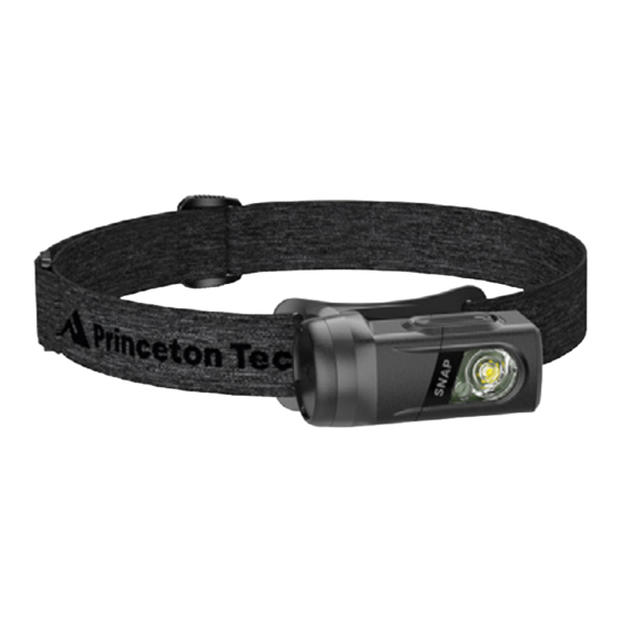 Princeton Tec SNAP 450 RW Operating And Maintenance Instructions