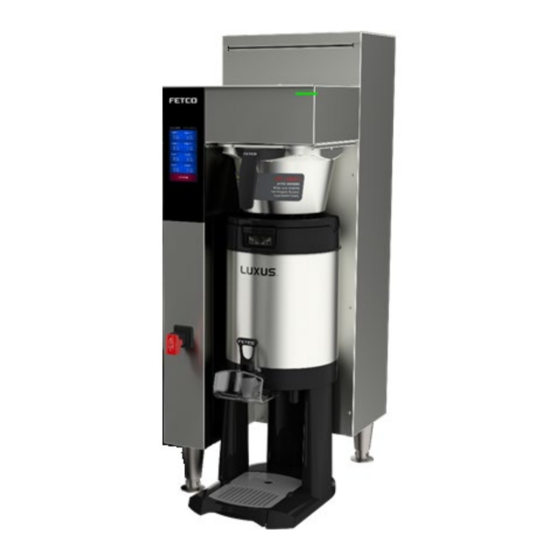 Fetco CBS-2253 Users Manual And Operator Instructions