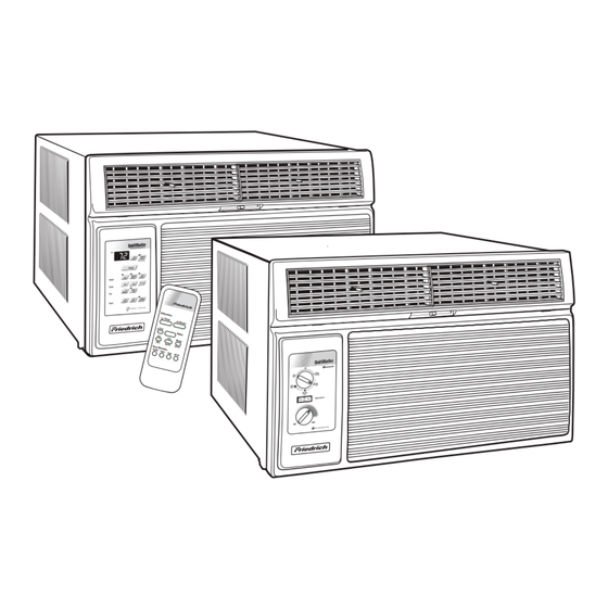 Friedrich SS12L30C Installation And Operation Manual