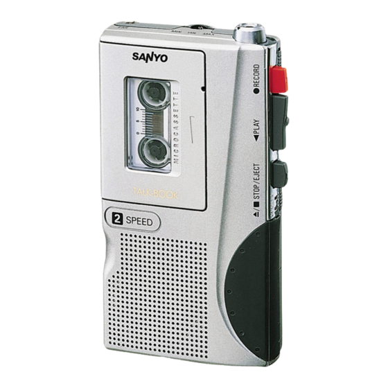 Sanyo 530M - TRC Microcassette Dictaphone Specifications