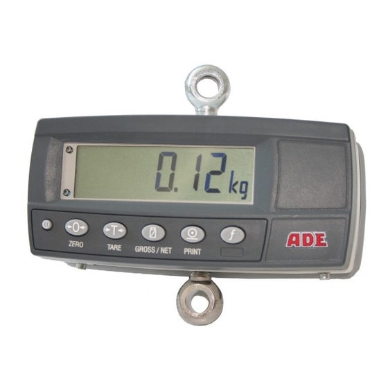 ADE M70612 Operating Manual