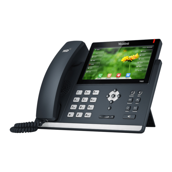 Yealink T46G Skype For Business Edition Manuals