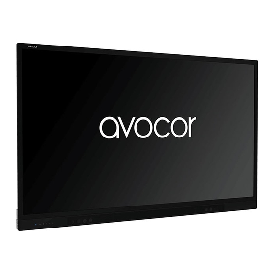 AVOCOR AVF-7550 Installation And Operation Manual