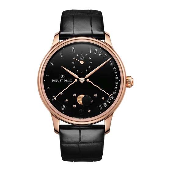 Jaquet Droz PERPETUAL CALENDAR Manual