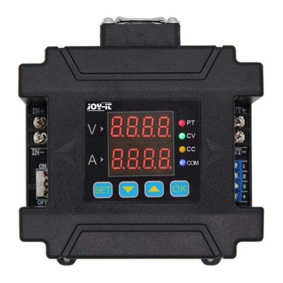Joy-it JT-DPM8605 Manual