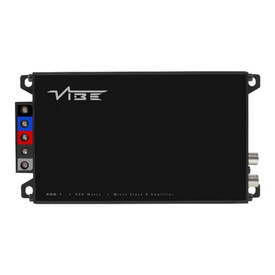 Vibe Powerbox Micro POWERBOX 400.1M Owner's Manual