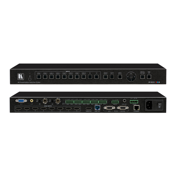 Kramer VP-551X User Manual
