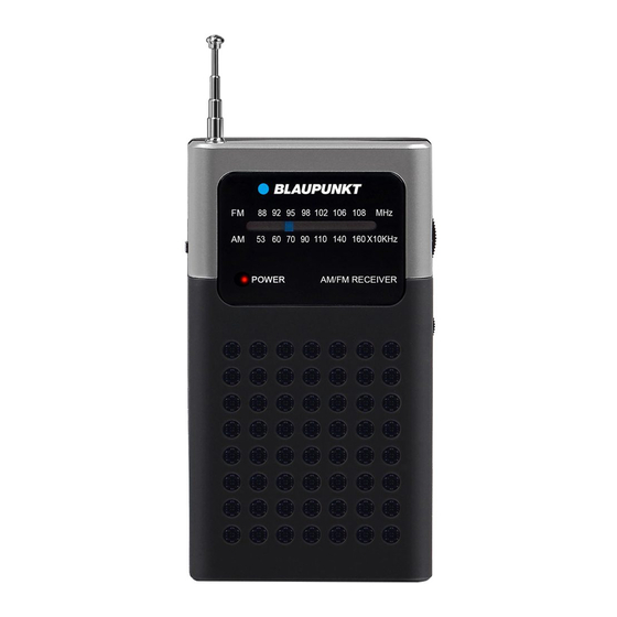 Blaupunkt PR4BK Owner's Manual