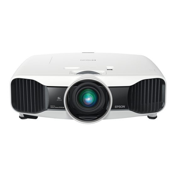 Epson PowerLite Home Cinema 5030UB Quick Setup