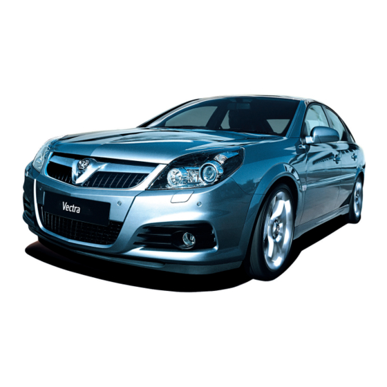 Vauxhall Vectra Quick Reference Manual
