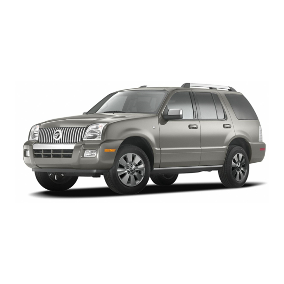 Mercury 2006 Mountaineer Owner's Manual