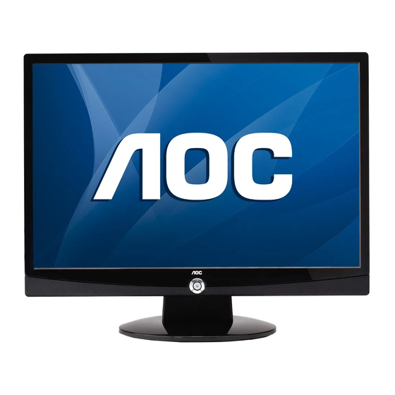 AOC  917Sw Service Manual