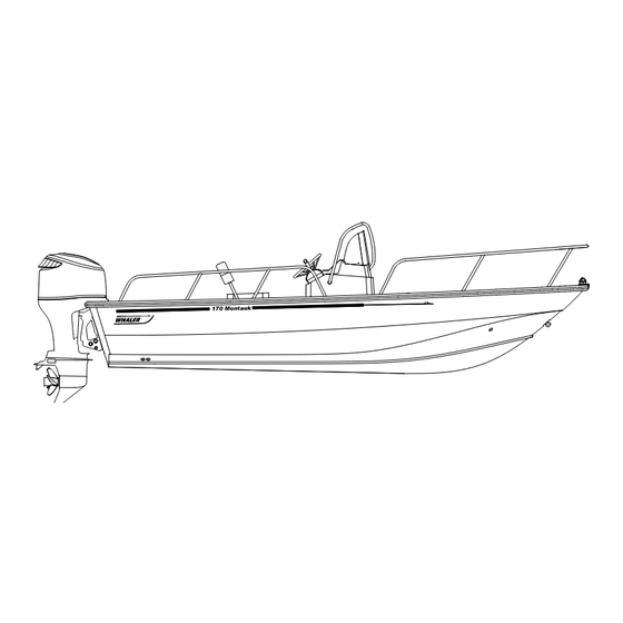 Boston Whaler 170 Montauk Owner's Manual