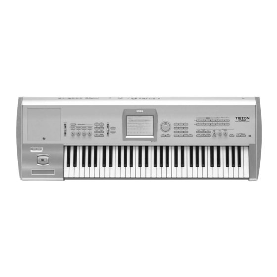 Korg TRITON STUDIO Easy Start